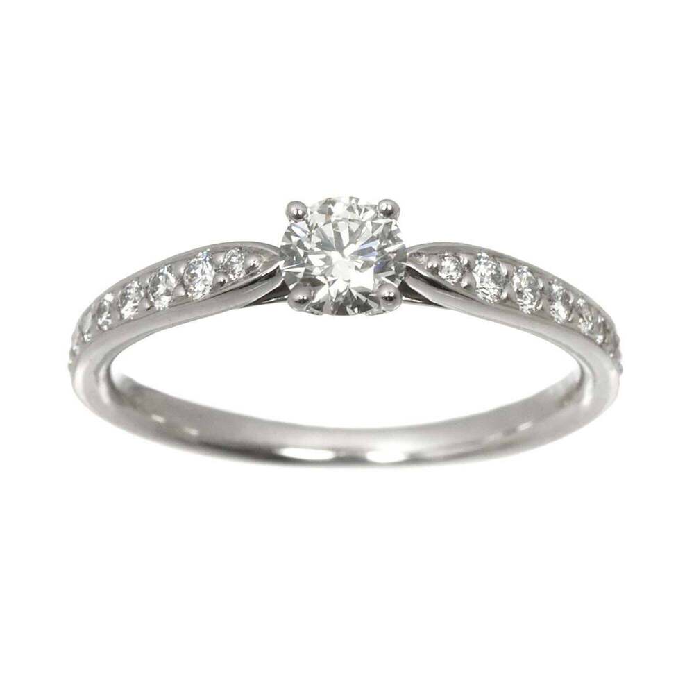 TIFFANY Silver Diamond Ring - Picture 2 of 8
